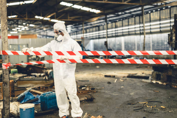 Professional Trauma Scene Cleanup technician working in Long Beach, CA